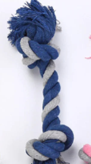 Knotted Rope Squeaky Dog Toy (28cm, Single)